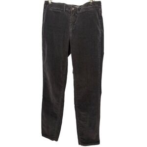 vintage Fashion Bug Gray velvet Corduroy Pants Women Size 8 Zip Pockets‎